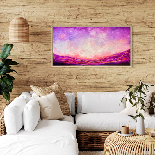 Purple Rain - Original I 15" x 30"