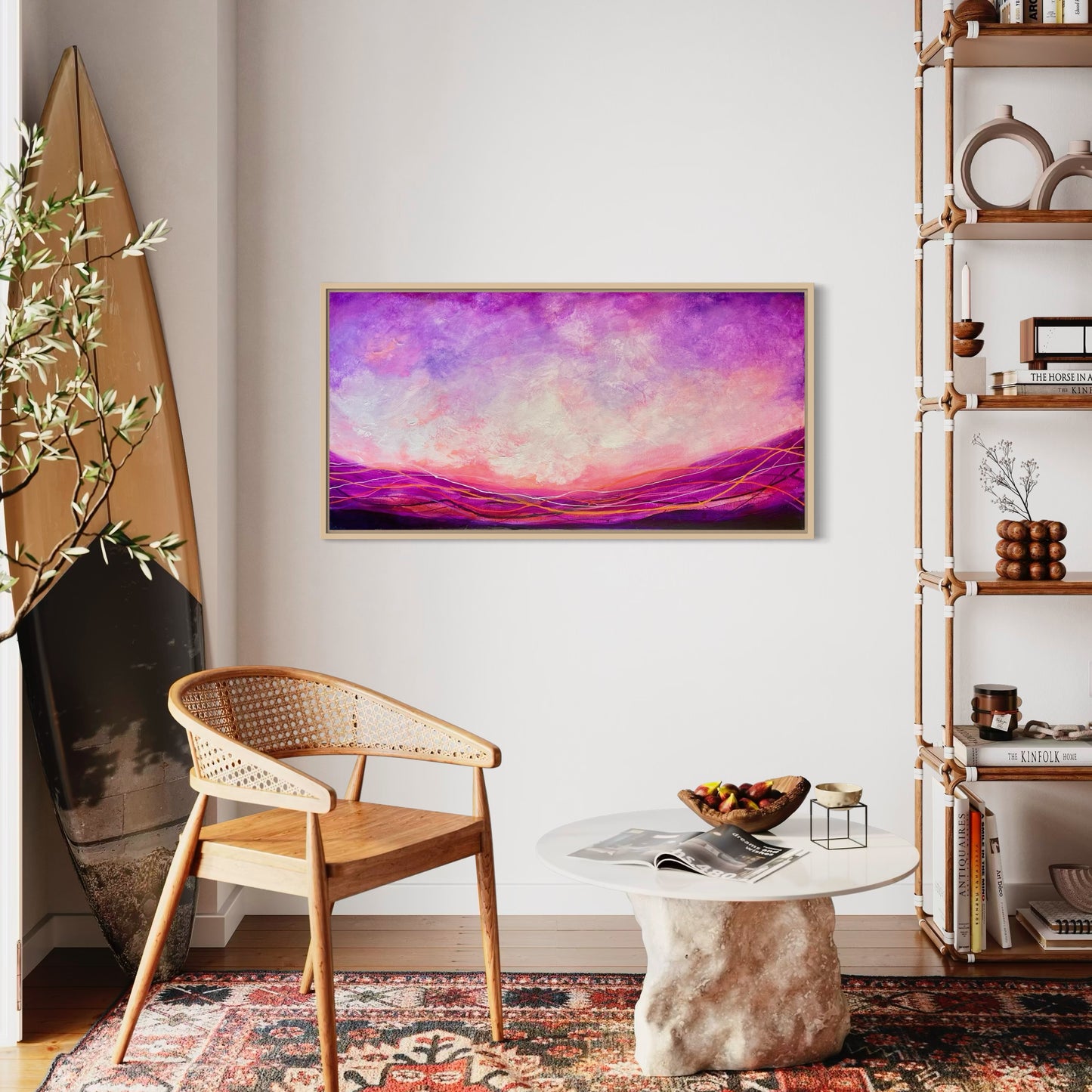 Purple Rain I 15" x 30"