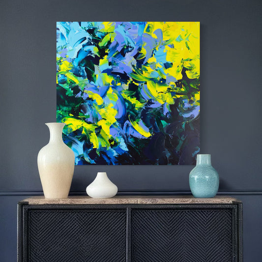 Beach Day - Original I 36" x 36"