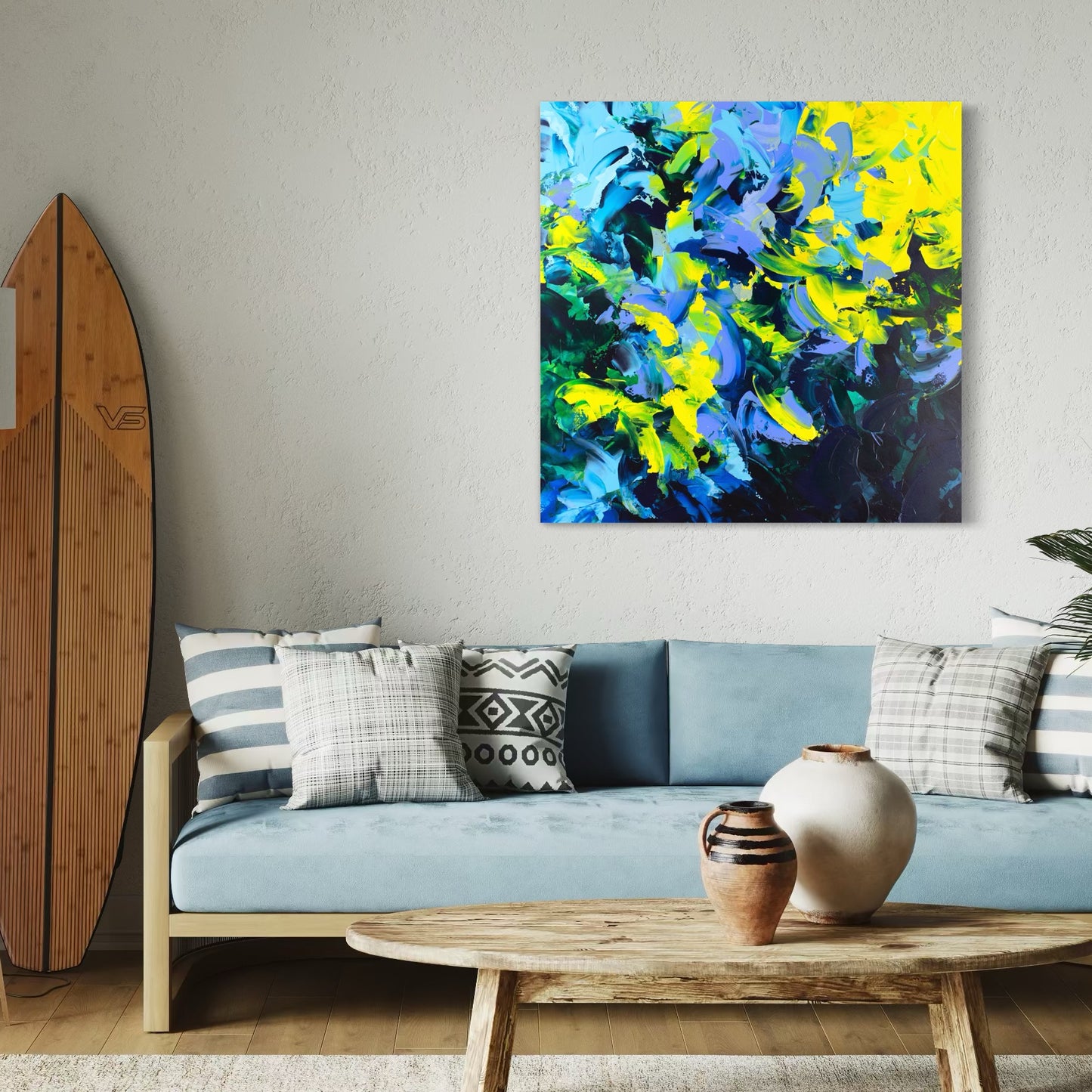 Beach Day I 36" x 36"