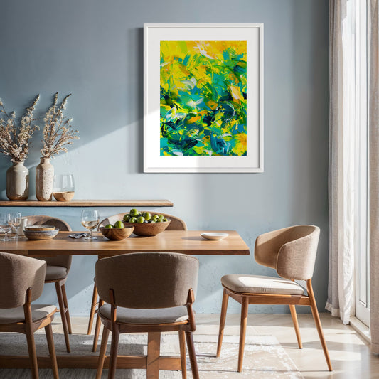 Underwater - Original I 28" x 22" framed