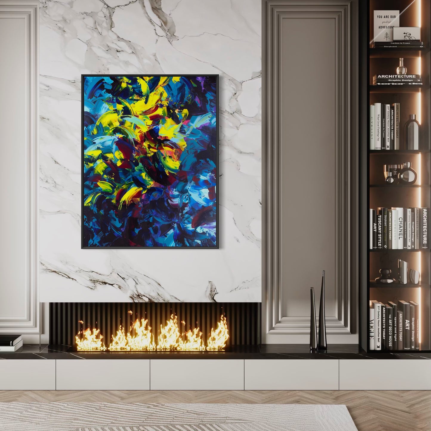 Night Skies I Canvas Print