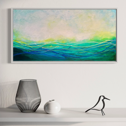 Afternoon Swim  I 15" x 30"