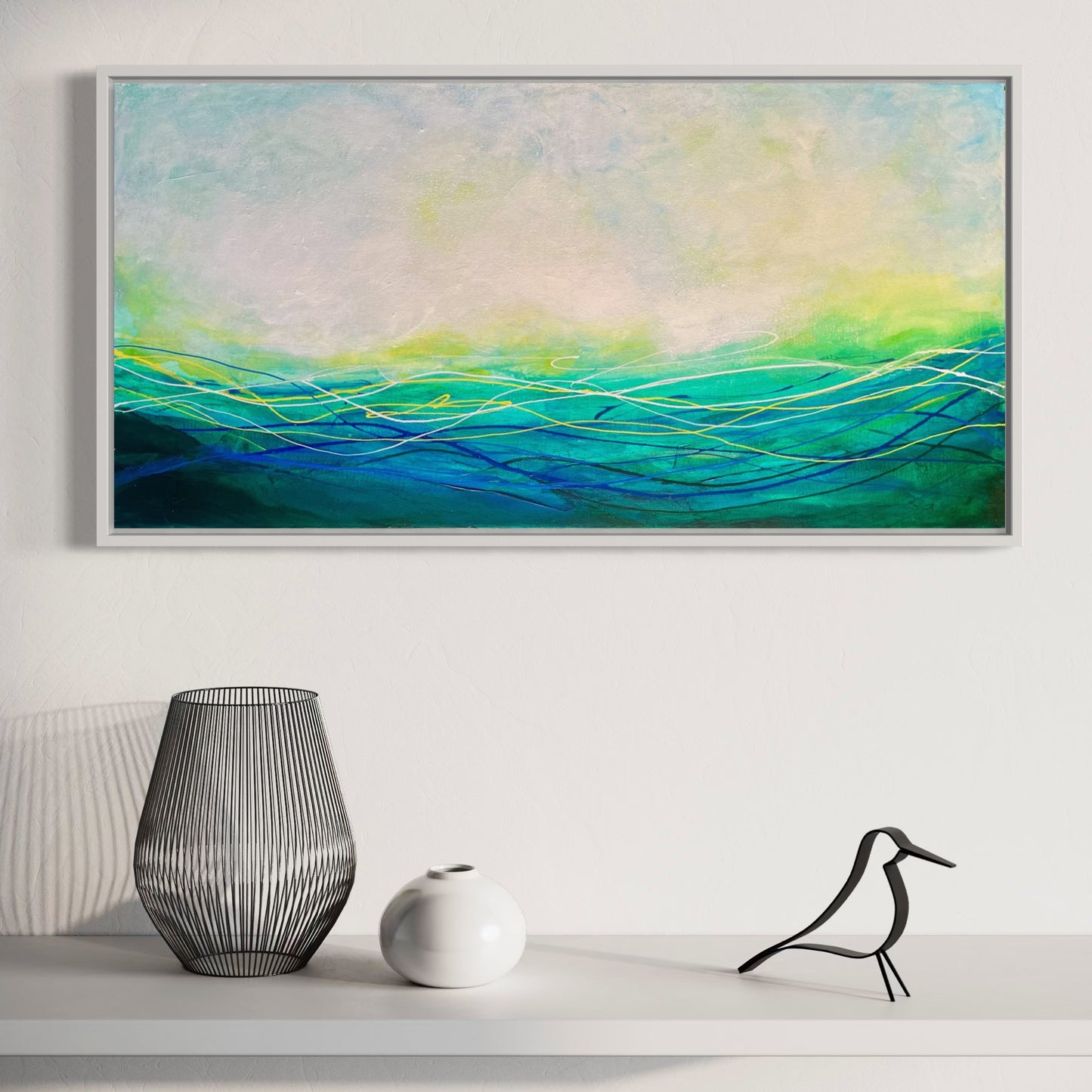Afternoon Swim  I 15" x 30"