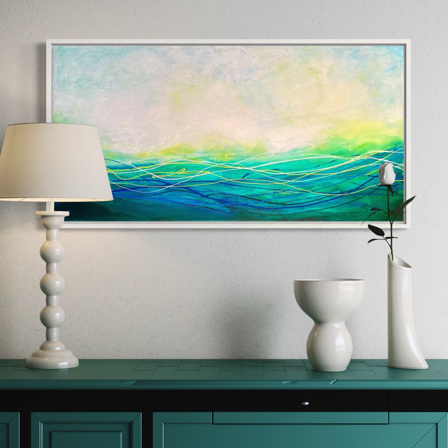 Afternoon Swim  I 15" x 30"