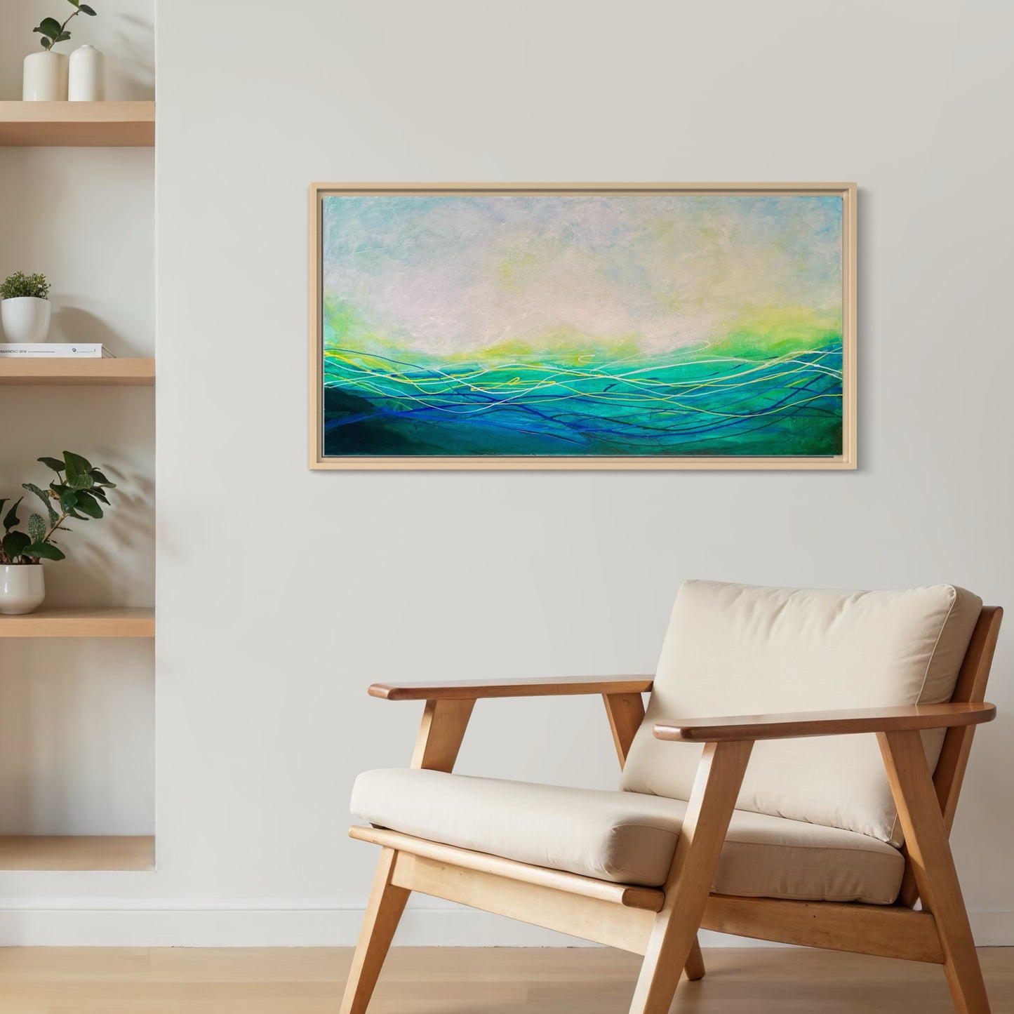 Afternoon Swim  I 15" x 30"