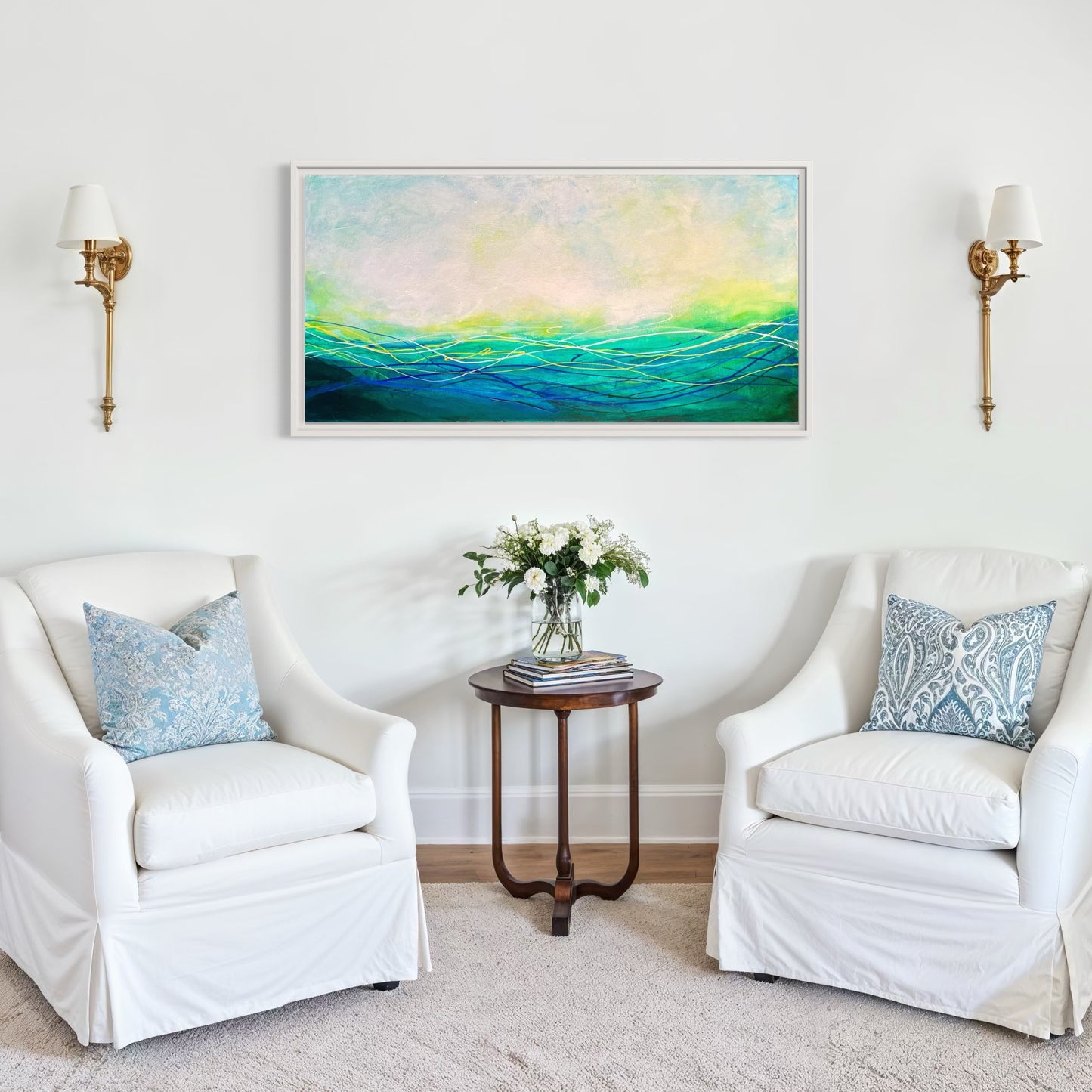 Afternoon Swim  I 15" x 30"