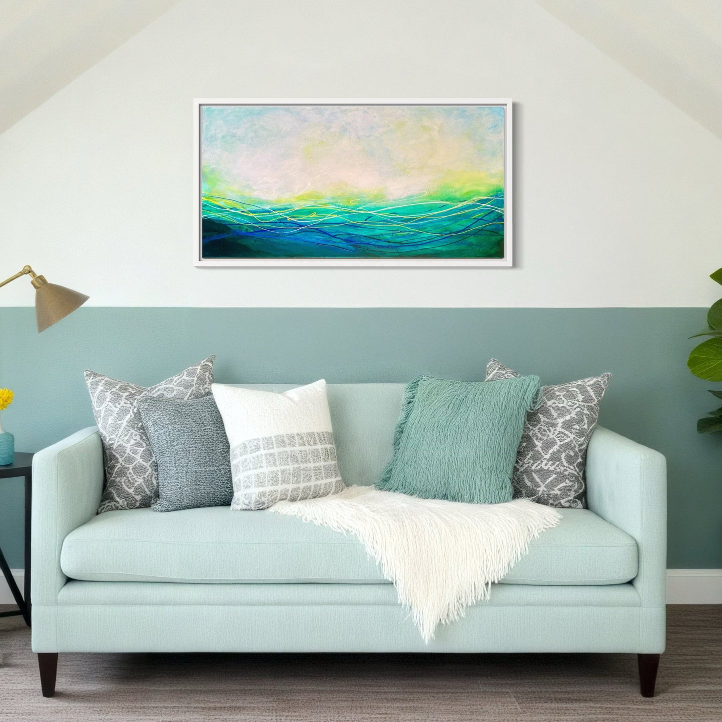 Afternoon Swim  I 15" x 30"