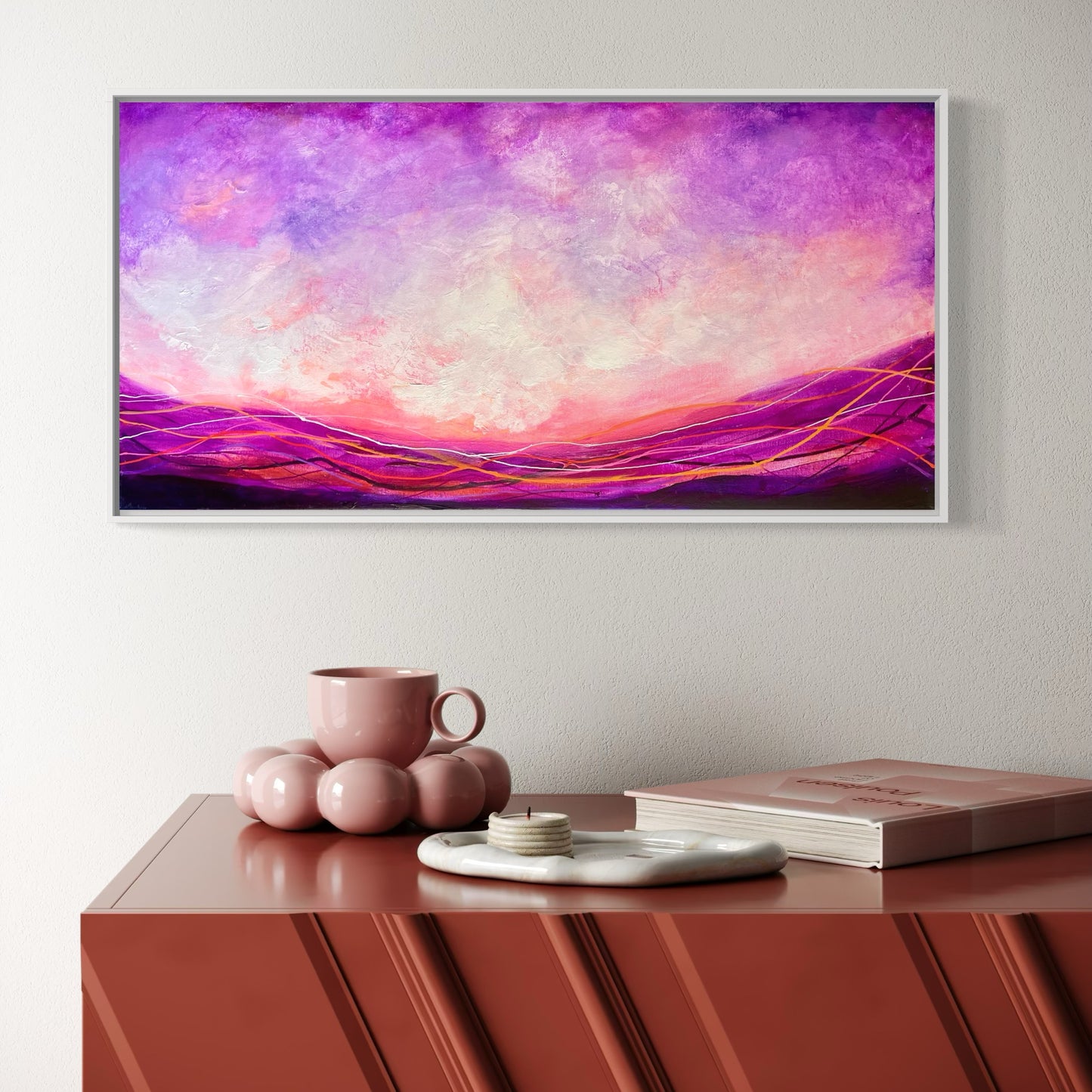 Purple Rain  I 15" x 30"