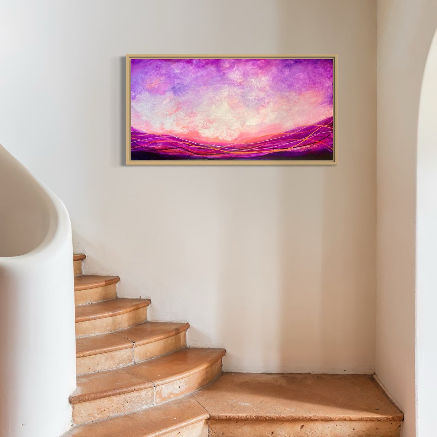 Purple Rain  I 15" x 30"