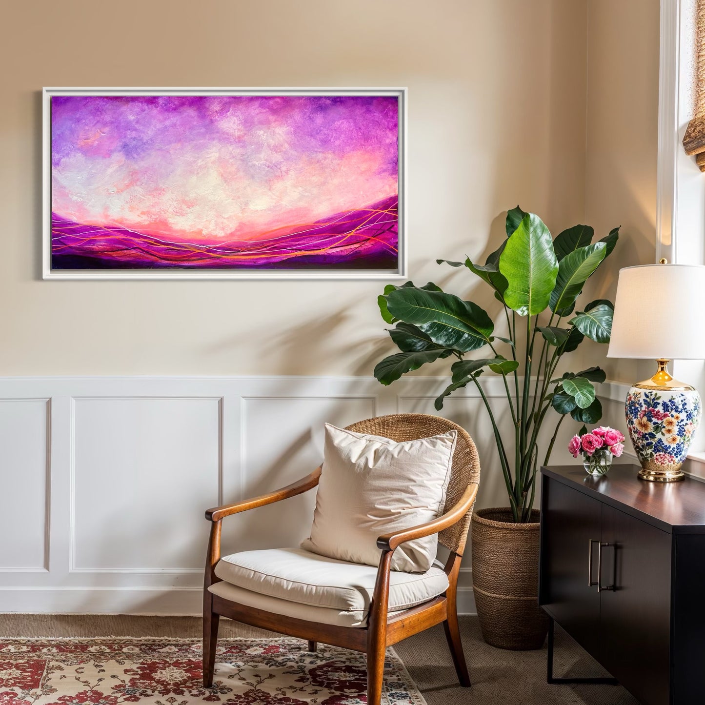 Purple Rain  I 15" x 30"