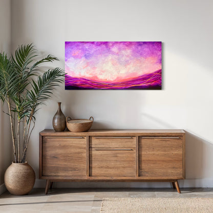 Purple Rain  I 15" x 30"