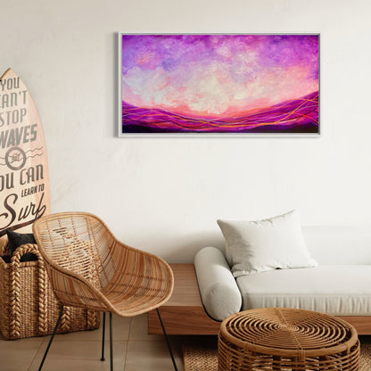 Purple Rain  I 15" x 30"