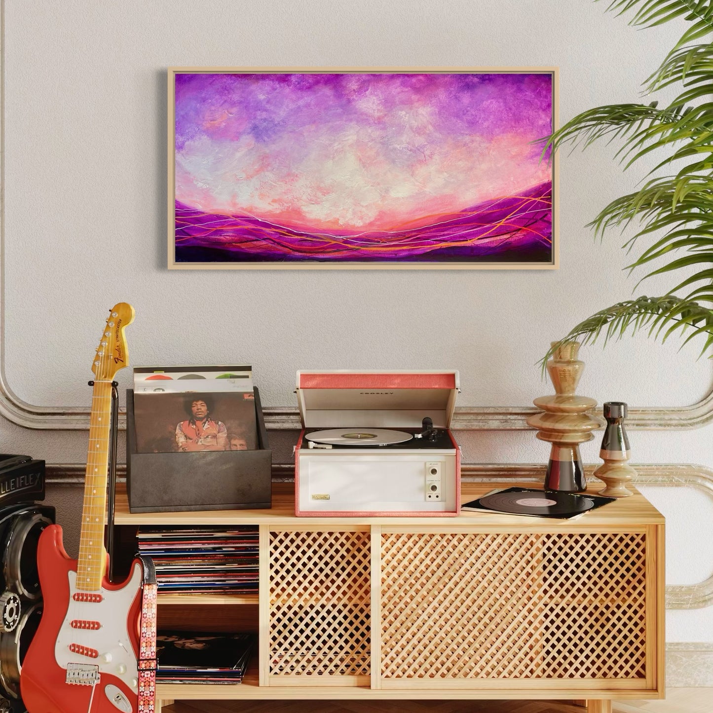 Purple Rain  I 15" x 30"