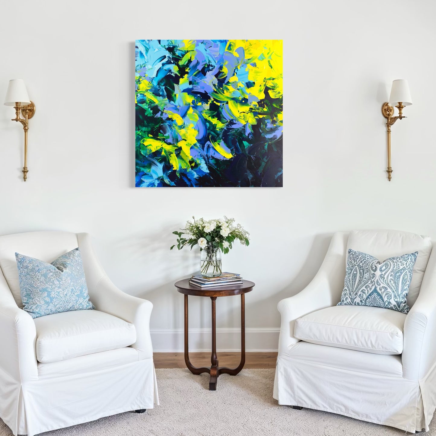 Beach Day  I  36"  x 36"