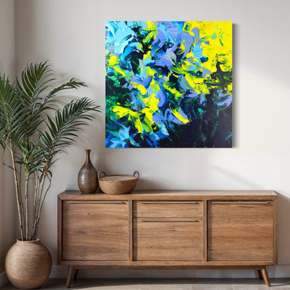 Beach Day  I  36"  x 36"
