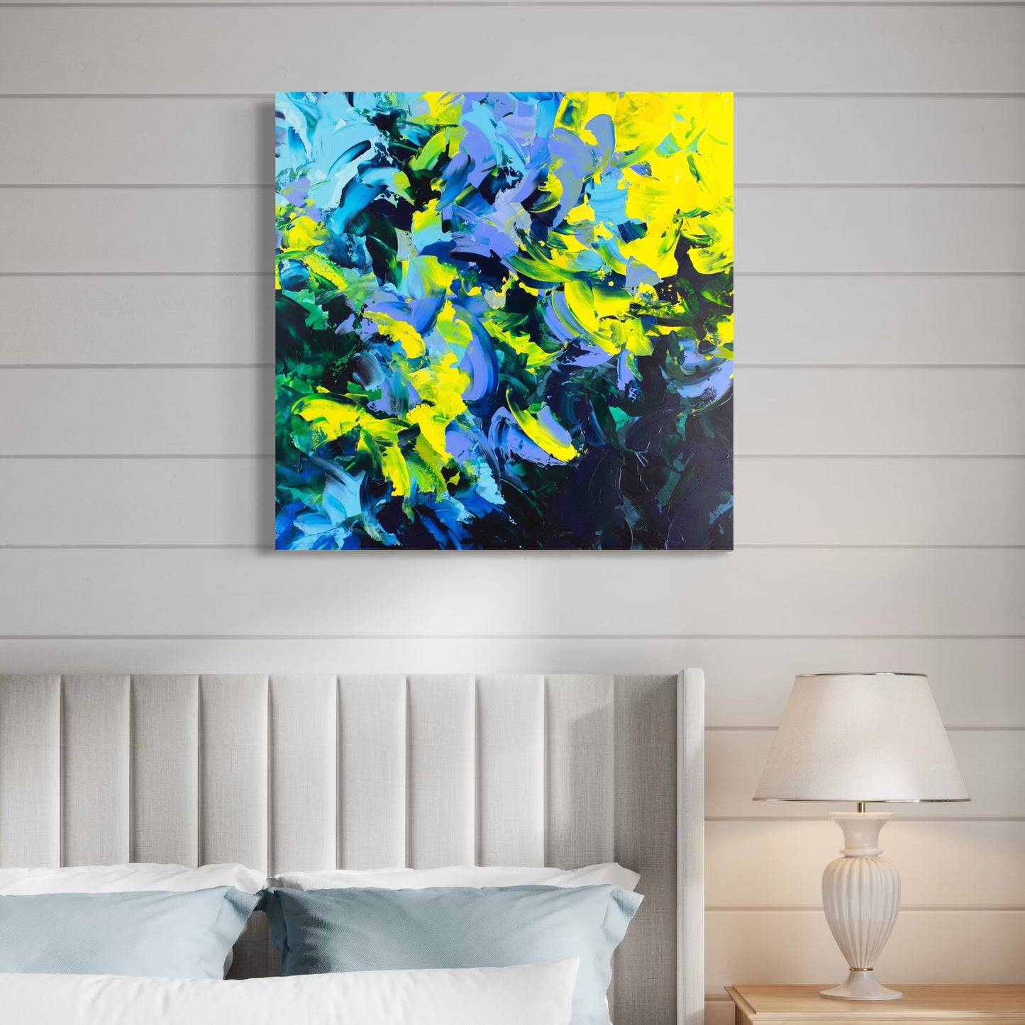 Beach Day  I  36"  x 36"
