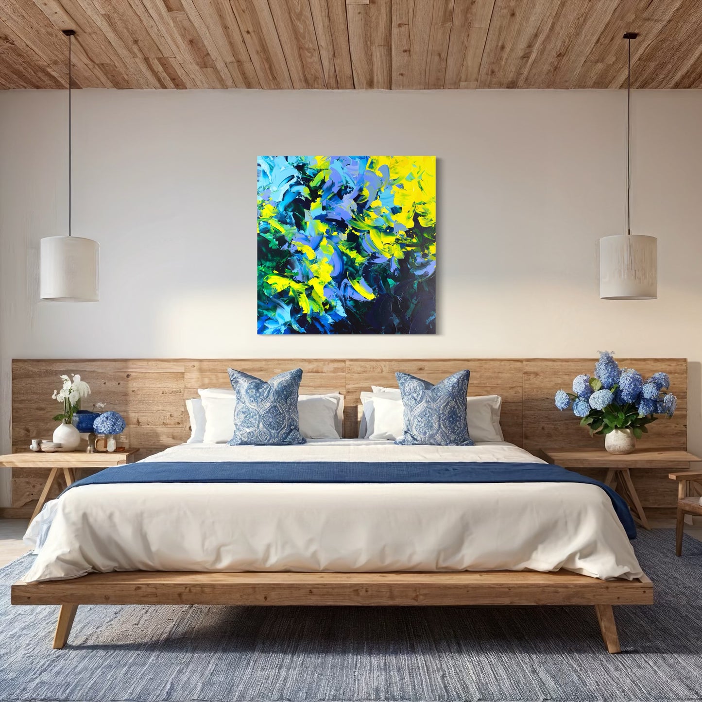 Beach Day  I  36"  x 36"