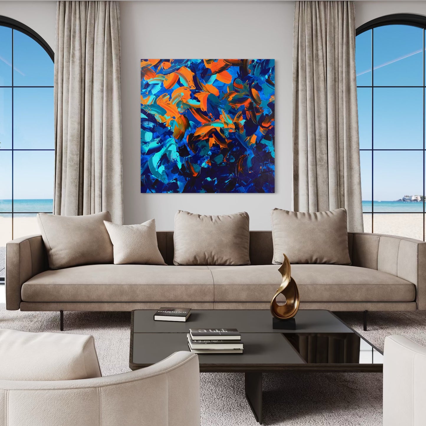 Sunset  I  36" x 36"