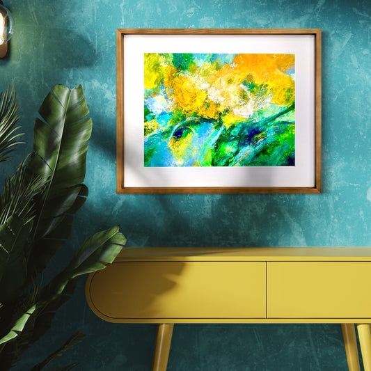 Sun Kissed I  30” x 24”  framed