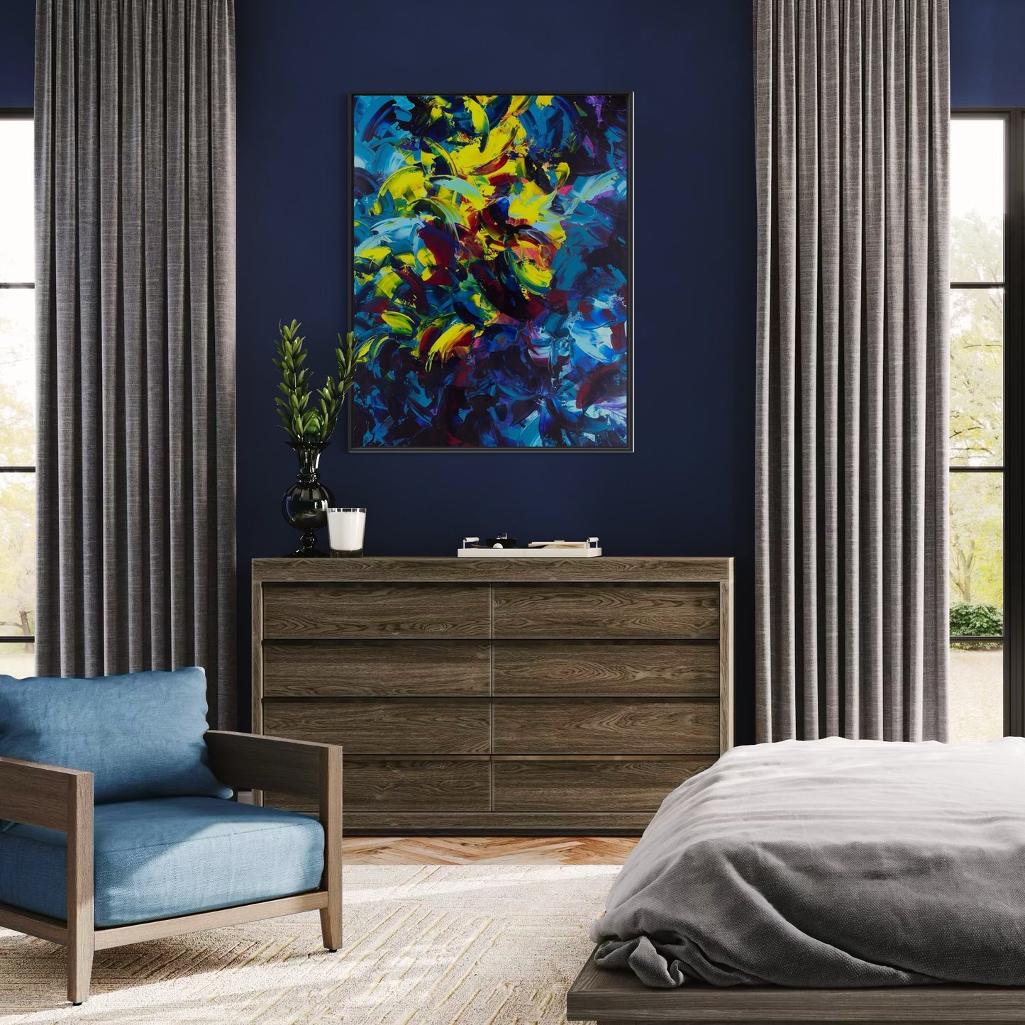 Night Skies  I  36" x 48 "