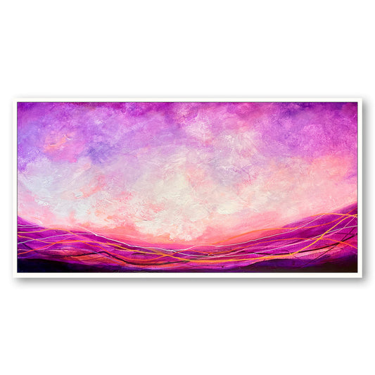 Purple Rain  I 15" x 30"