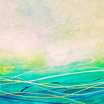 Afternoon Swim  I 15" x 30"