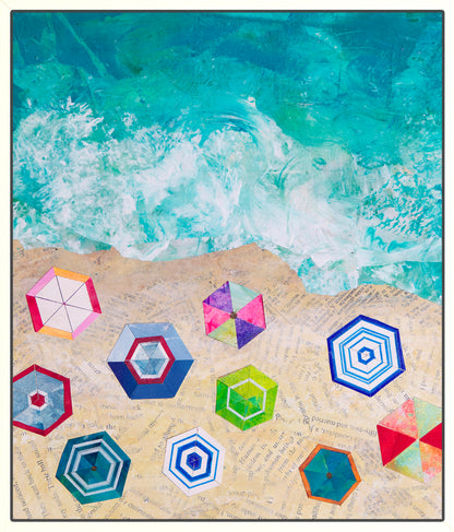 Sun Umbrellas by the Sea