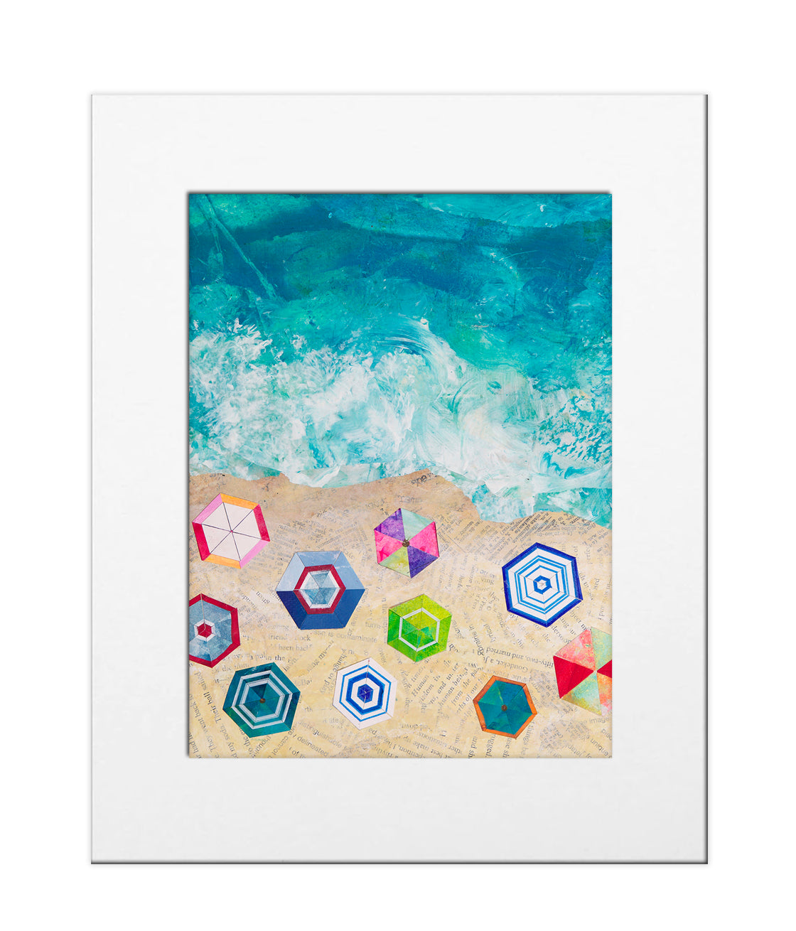Sun Umbrellas by the Sea