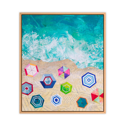 Sun Umbrellas by the Sea