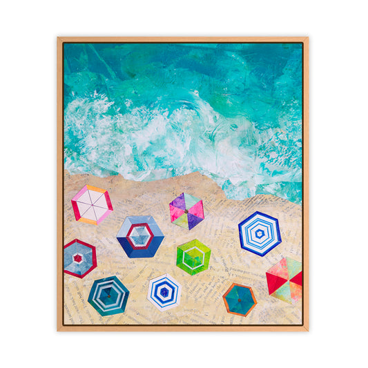Sun Umbrellas by the Sea